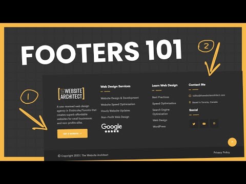 Youtube video: Everything About Footers In Web Design