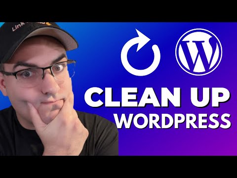 Youtube video: How To Clean Up Wordpress - Affiliate Website Masterclass