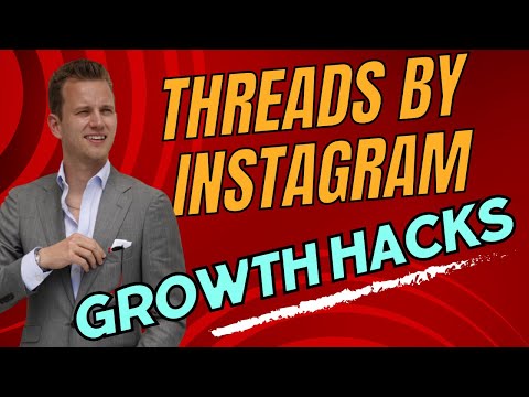 Youtube video: Threads by Instagram GROWTH HACKS! BEST Strategies to Use to Build your Business Brand and Followers