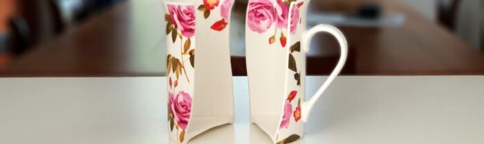 mug split in two