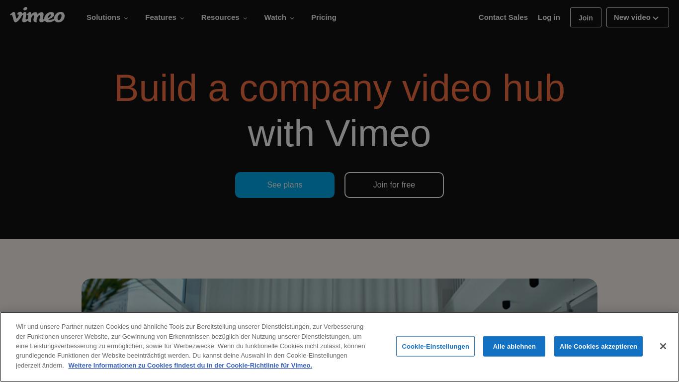Vimeo is an all-in-one video platform that offers a variety of services such as video marketing, event hosting, employee communication, and video monetization. Their features include interactive video, live streaming, screen recording, a video maker, online video editor, and a video library. Vimeo can be integrated seamlessly with different workflows, making it easy to share videos on social platforms and embed them into websites. Many companies trust Vimeo for the creation and distribution of high-quality videos.