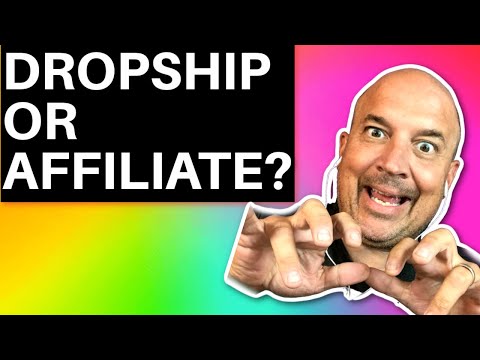 Youtube video: Affiliate Marketing vs Drop Shipping - Who Cares?