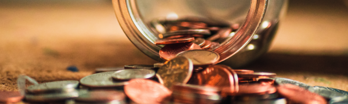 jar of coins