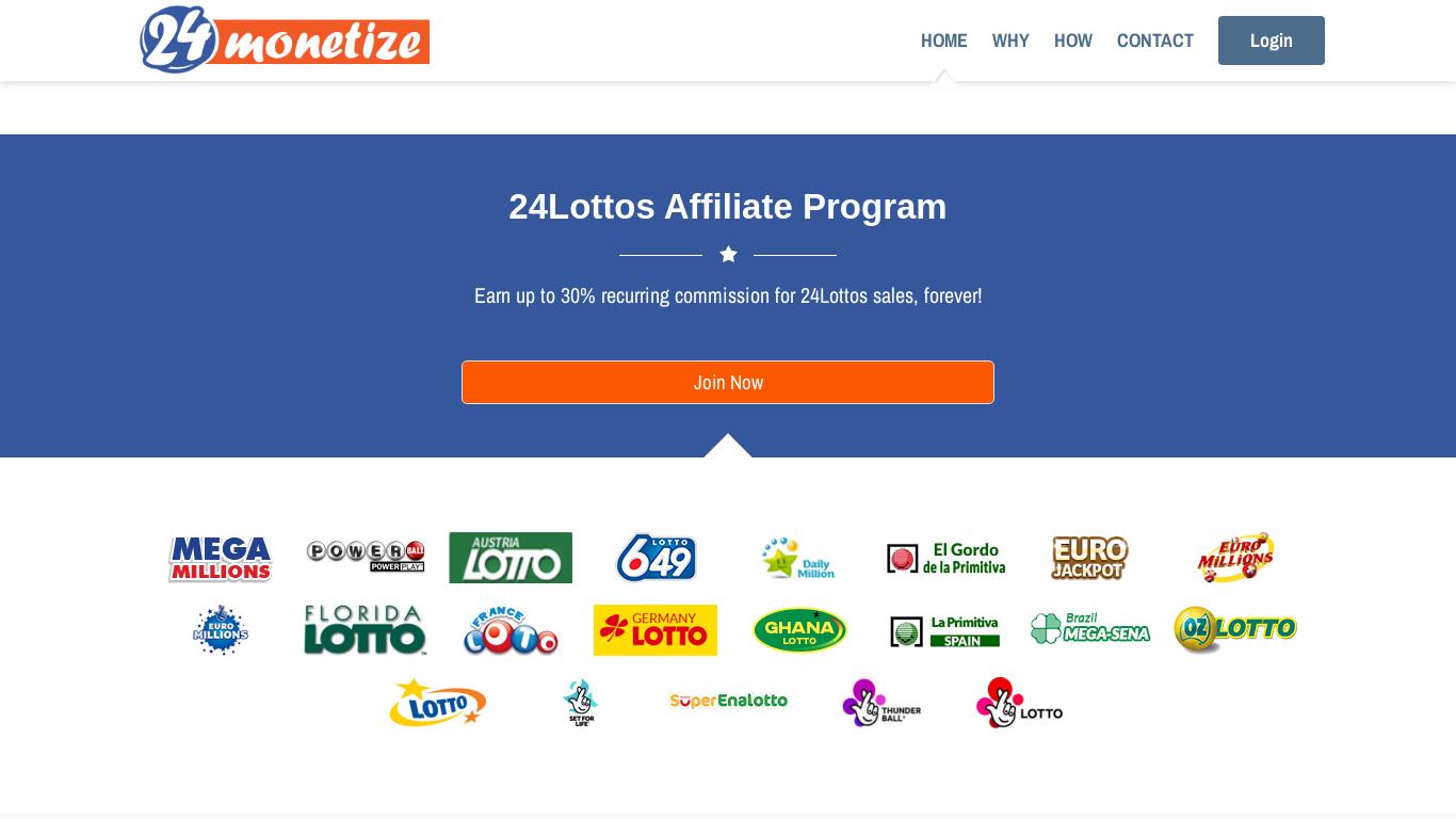 Promote the World's Leading lotteries.  Join the industry's best affiliate program and profit from Africa like never before