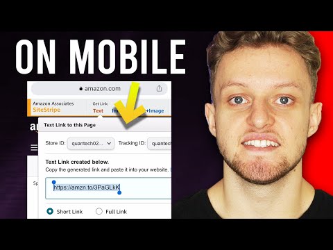 Youtube video: How To Generate Amazon Affiliate Link on Mobile (Quick & Easy)
