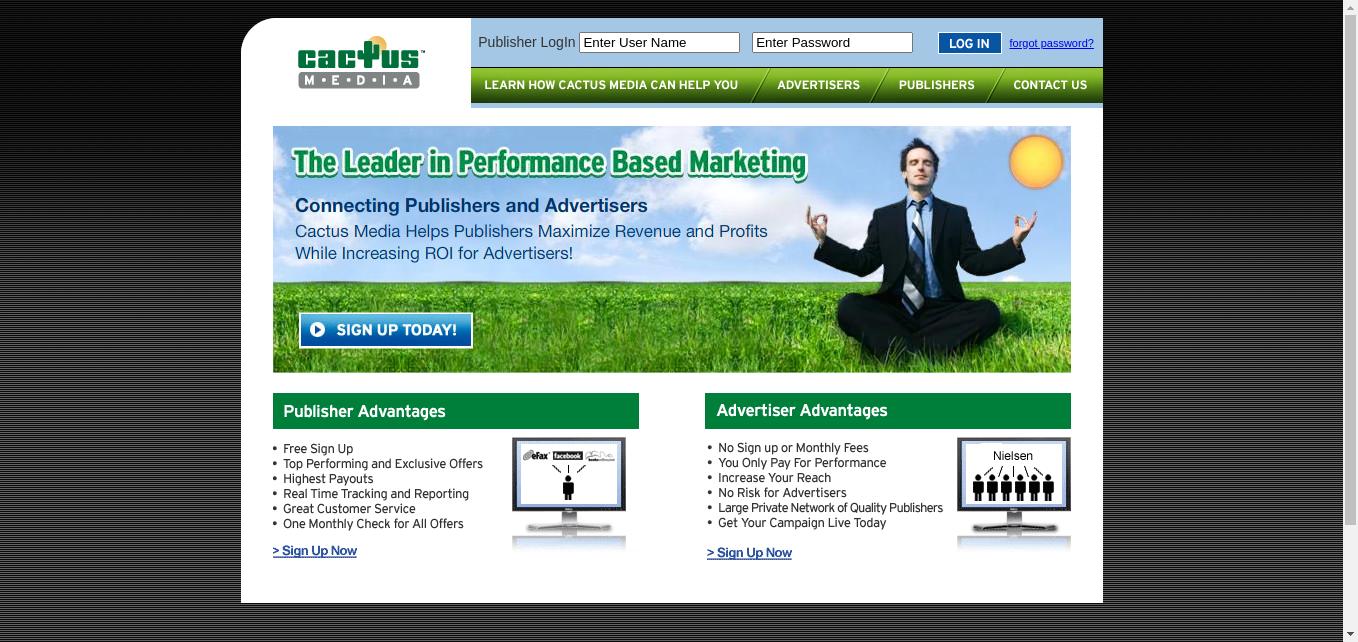 Cactus Media - The Leader In Performance Based Marketing!