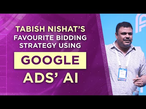Youtube video: Tabish Nishat’s Favourite Bidding Strategy Using Google Ads’ AI