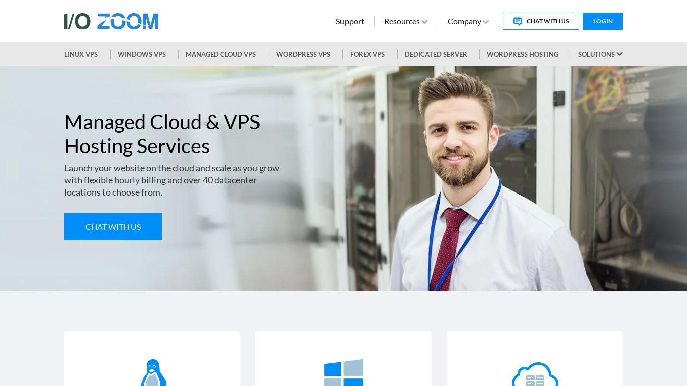 Shop for cheap VPS hosting services from IO Zoom. Our virtual private server features managed cloud hosting, Windows VPS & WordPress hosting. Choose your VPS hosting for less than $12/month from IO Zoom today.