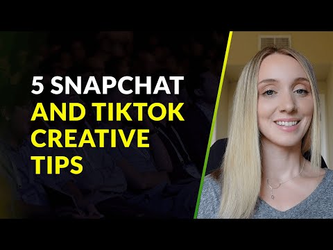 Youtube video: Savannah Sanchez's Quick-Fire Snapchat & TikTok Creative Tips