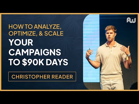 Youtube video: How to Analyze, Optimize, & Scale Your Campaigns to $90K Days | AW Asia 2022