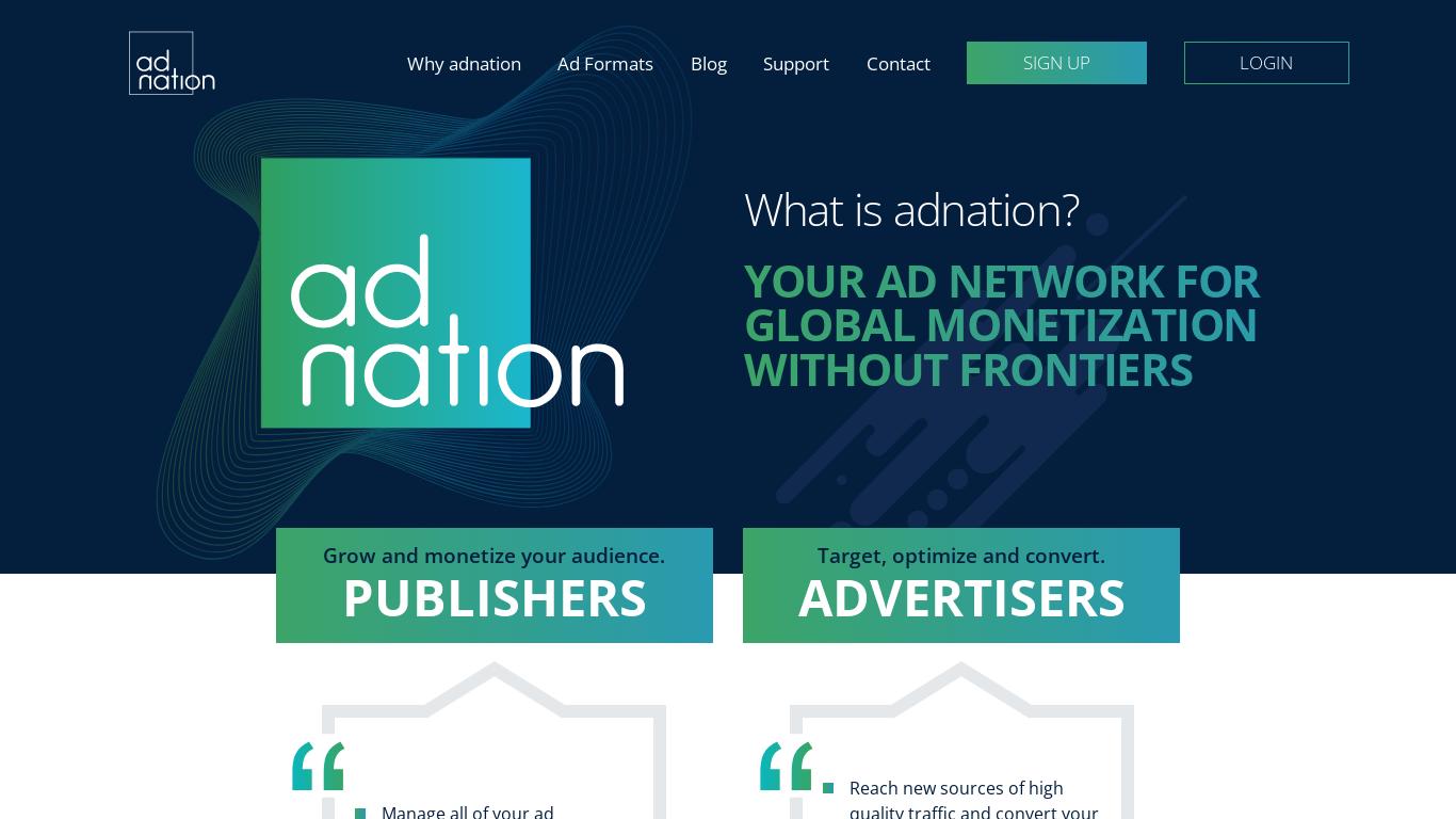 Top performing ad network and ad exchange for publishers and advertisers.