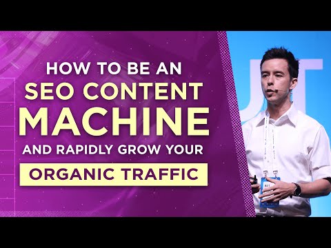 Youtube video: How to Be an SEO Content Machine and Rapidly Grow Your Organic Traffic