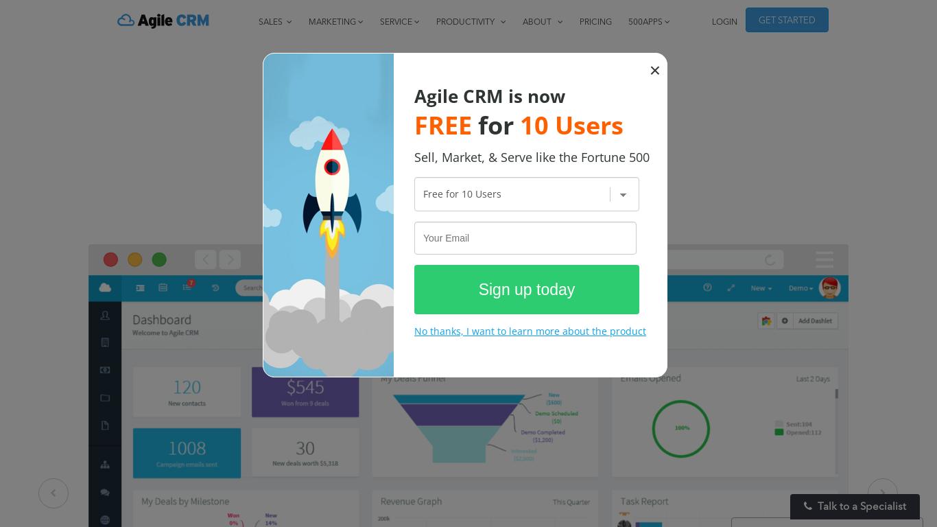 Agile CRM Software is the best, easy, powerful yet affordable Customer Relationship Management (CRM) with sales and marketing automation for small businesses.