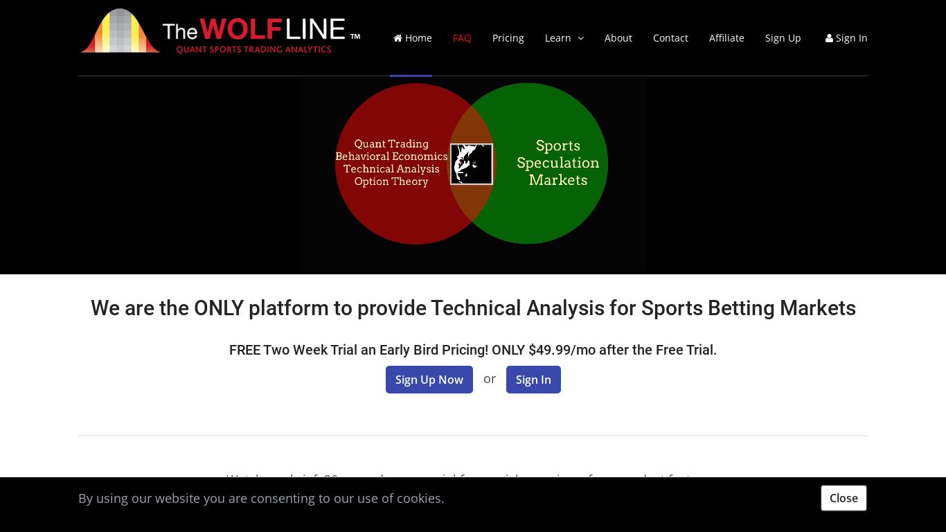 Quantitative and technical analysis tools to become a more intelligent sports bettor.