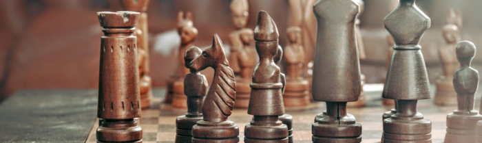 chess figures on a board