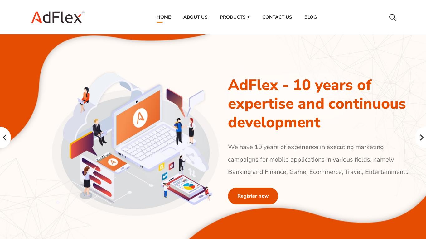 AdFlex is a leading affiliate platform in SEA, offering CPA and push notification services. With 10 years of expertise, they aim to support customer growth. Contact them for more information.